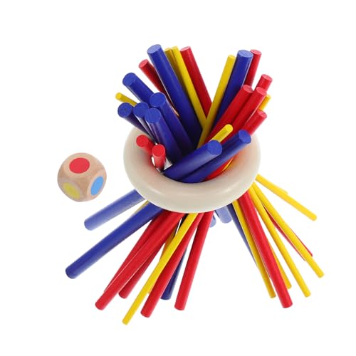CIYODO 1 Set Balance-holzstäbe: Familien-stapelspielzeug, Montessori-Spiel – Für Kinder, Erwachsene, Senioren, Für Partys, Versammlungen, Reisen, Fördert Koordination Und Konzentration von CIYODO