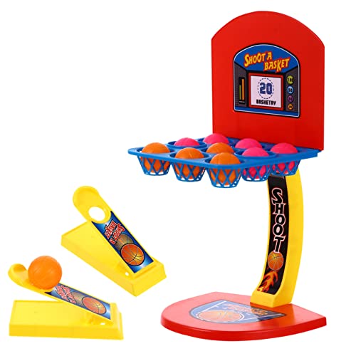 CIYODO 1 Set Basketballspiel Cartoon Für Kleinkinder Jungs Basketball Desktop Frühes Lernspielzeug Sportspielzeug Sportspiel Interaktives Bunt Kunststoff von CIYODO