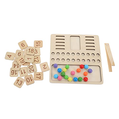 CIYODO 1 Set Brettspielzeug Für Kleinkinder Aufklärungsspielzeug Kinderspielzeug Lehrmaterial Lehrmittel Geburtstagsgeschenk Bunte Perlen Multifunktionsspielzeug Aus Holz CIYODO 1 Set Brettspielzeug Für Kleinkinder Aufklärungsspielzeug Kinderspielzeug Lehrmaterial Lehrmittel Geburtstagsgeschenk Bunte Perlen Multifunktionsspielzeug Aus Holz von CIYODO