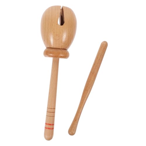 CIYODO 1 Set Kinderschlaginstrument Kindermusikinstrumente Kinderspielzeug Instrumentenzubehör Kinderspielzeug Rhythmus Schlaginstrument Einfaches Schlaginstrument Holz von CIYODO