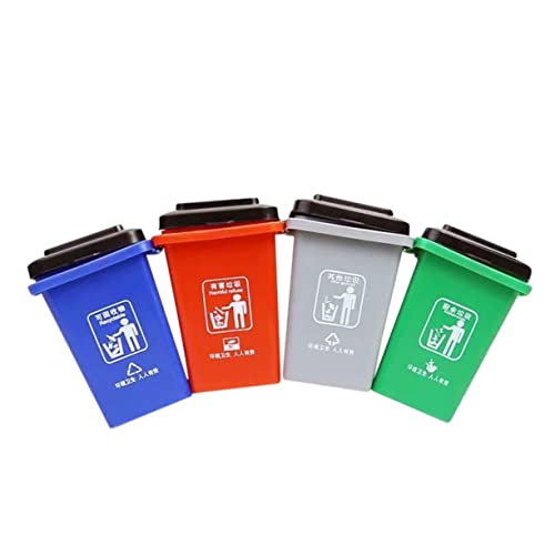 CIYODO 1 Set Lehrmittel Zum Müllsortieren Kinderspielzeug Kinderspielzeug Kleine Mülleimer Mini Mülleimer Sortierspielzeug Mülleimer Schreibtisch Mülleimer von CIYODO