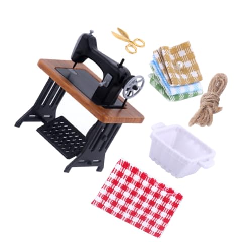 CIYODO Miniatur Nähmaschine Für Puppenhaus Puppenstuben Möbel Mini Dekoration Zubehör Für Mini Haus Realistisches Accessoire Klein Aber Fein Langlebiges Material CIYODO Miniatur Nähmaschine Für Puppenhaus Puppenstuben Möbel Mini Dekoration Zubehör Für Mini Haus Realistisches Accessoire Klein Aber Fein Langlebiges Material von CIYODO