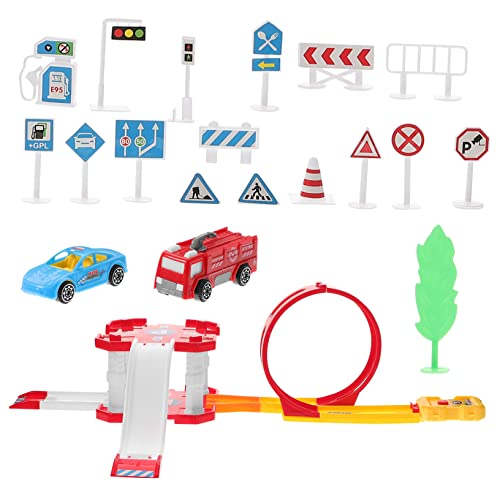 CIYODO 1 Set Novelty Track Car Toy Pädagogische Feuerwehrauto -parkspielzeug Für Kinder CIYODO 1 Set Novelty Track Car Toy Pädagogische Feuerwehrauto -parkspielzeug Für Kinder von CIYODO