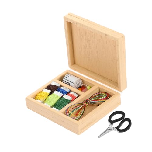 CIYODO 1 Set Puppenhaus Nähkasten Mini Werkzeug Mädchenspielzeug Puppenhaus Miniatur Mini Puppenhaus Zubehör Miniatur Puppenhaus Zubehör Make It Mini Puppen Mini Beige CIYODO 1 Set Puppenhaus Nähkasten Mini Werkzeug Mädchenspielzeug Puppenhaus Miniatur Mini Puppenhaus Zubehör Miniatur Puppenhaus Zubehör Make It Mini Puppen Mini Beige von CIYODO
