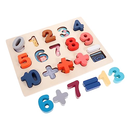 CIYODO 1 Set Puzzle Bausteine ​​ Puzzles Kleinkinder Säuglinge Säuglingsspielzeug Zahlenzählspielzeug Bildung Mathematikspielzeug Lernpuzzlespielzeug Vorschulpuzzle Sortierspielzeug von CIYODO