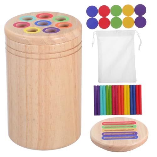 CIYODO 1 Set Puzzlebecher Sensorisch Für 1–3 Jährige Sortieren 2 Jähriges Mädchen 18 Monate Altes Kind Feinmotorik Für 1–2 Jährige Stapeln Gummibaumholz CIYODO 1 Set Puzzlebecher Sensorisch Für 1–3 Jährige Sortieren 2 Jähriges Mädchen 18 Monate Altes Kind Feinmotorik Für 1–2 Jährige Stapeln Gummibaumholz von CIYODO