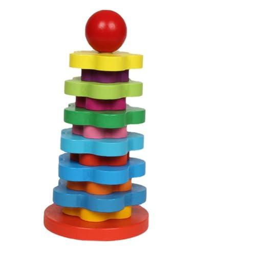 CIYODO 1 Set Regenbogen Stacking Block Pädagogisches Lustige Bausteine Holz CIYODO 1 Set Regenbogen Stacking Block Pädagogisches Lustige Bausteine Holz von CIYODO