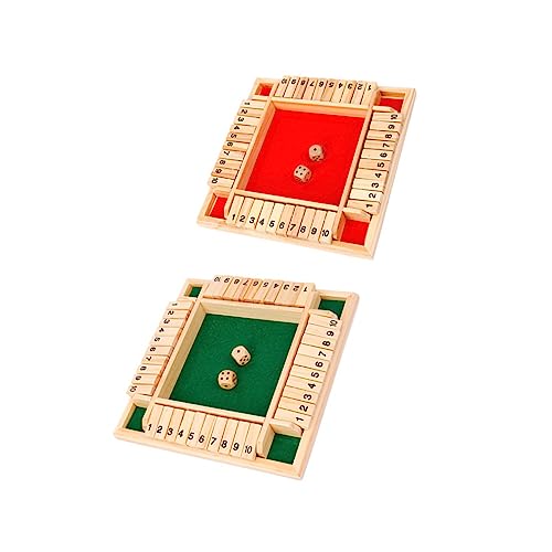 CIYODO 1 Set Spielbrett Würfel Trinken Requisiten Grün Holz CIYODO 1 Set Spielbrett Würfel Trinken Requisiten Grün Holz von CIYODO