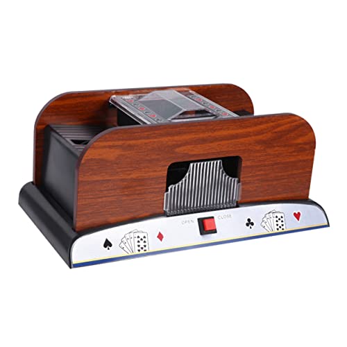 CIYODO 1 Stück Automatischer Kartenmischer für Poker und Bridge Elektronischer Kartenmischmaschine ohne Batterie für Decks für Spieleabende und Turniere Schwarz CIYODO 1 Stück Automatischer Kartenmischer für Poker und Bridge Elektronischer Kartenmischmaschine ohne Batterie für Decks für Spieleabende und Turniere Schwarz von CIYODO