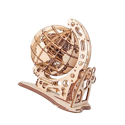 CIYODO 1 Stück Baustein-Ornamente Bausteine Verzierung Kugelschmuck aus Holz DIY Holzhandwerk Dekoration 3D-Montage Holzhandwerk Hölzern CIYODO 1 Stück Baustein-Ornamente Bausteine Verzierung Kugelschmuck aus Holz DIY Holzhandwerk Dekoration 3D-Montage Holzhandwerk Hölzern von CIYODO