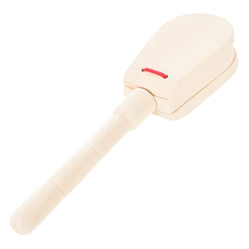 CIYODO 1 Stück DREI Kastagnetten Vorschul-Cartoon- Schlaginstrument Kastagnettenspielzeug Für Musikinstrument Percussion Toy Kinderspielzeug Hölzern von CIYODO