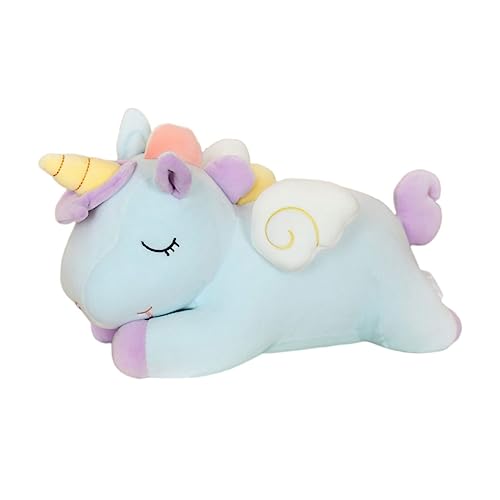 CIYODO 1 Stück Einhorn-Kissen Kinderspielzeug Plüschtier Cartoon Stofftiere Weiches Nettes Neugeborenes PP Baumwolle Grün CIYODO 1 Stück Einhorn-Kissen Kinderspielzeug Plüschtier Cartoon Stofftiere Weiches Nettes Neugeborenes PP Baumwolle Grün von CIYODO