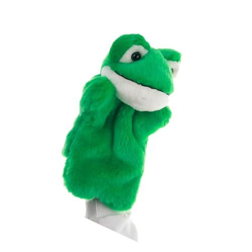 CIYODO 1 Stück Frosch Handpuppe Kleinkindspielzeug Plüsch Fingerpuppen Babyspielzeug Handpuppe Für Geschichtenerzählpuppe Geschichtenpuppe Kinderhandpuppe Grün von CIYODO