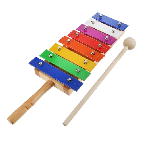 CIYODO 1 Stück Holz Xylophon für Percussion mit Bunten Aluminiumplatten Fördert Musikalische Bildung und Sicheres für Drinnen und Draußen CIYODO 1 Stück Holz Xylophon für Percussion mit Bunten Aluminiumplatten Fördert Musikalische Bildung und Sicheres für Drinnen und Draußen von CIYODO