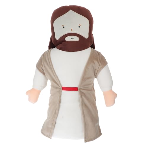 CIYODO 1 Stück Jesus Plüschkissen Dekoratives Kissen im Jesus Design Niedliches Plüschtier für Familie und Freunde Hochwertiges Weiches Material Vielseitig Einsetzbar von CIYODO