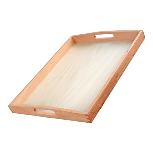 CIYODO 1 Stück Montessori-tablett -Organizer Für Tablettspielzeug Organisieren Kleinkindspiele Basteln Bastelset Spielsachen Spielzeuge Eincremehilfe Holz von CIYODO