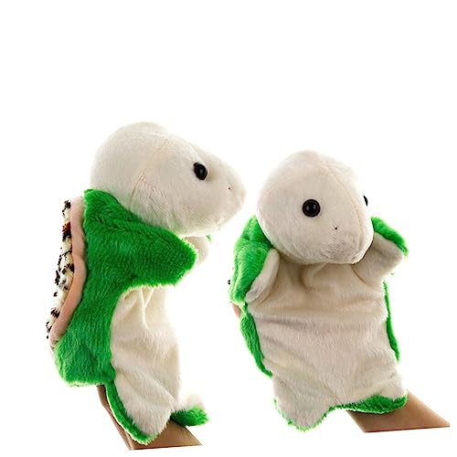 CIYODO 1 Stück Schildkrötepuppe Handpuppe Geschichte Marionetten Geschichte erzählende Marionette Grün von CIYODO