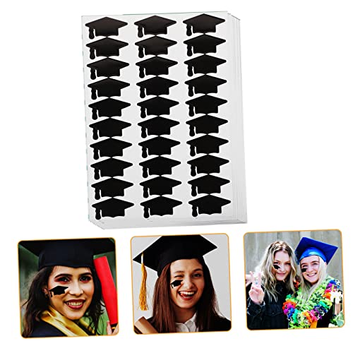 CIYODO 10 Blatt Selbstklebende Doktorhut Aufkleber DIY Dekorationen für Abschlussfeiern Kreative Geschenkanhänger und Belohnungssticker für Leicht und Praktisch für CIYODO 10 Blatt Selbstklebende Doktorhut Aufkleber DIY Dekorationen für Abschlussfeiern Kreative Geschenkanhänger und Belohnungssticker für Leicht und Praktisch für von CIYODO