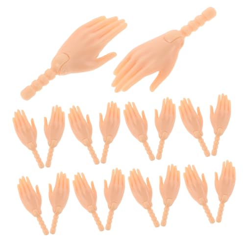 CIYODO 10 Paare Gelenkhände für Puppen DIY Zubehör für Puppenbauer Gelenkhände Puppenhandteile für Kreative Projekte für Puppenherstellung und Bastelarbeiten CIYODO 10 Paare Gelenkhände für Puppen DIY Zubehör für Puppenbauer Gelenkhände Puppenhandteile für Kreative Projekte für Puppenherstellung und Bastelarbeiten von CIYODO
