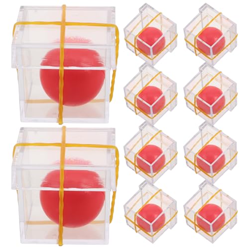 CIYODO 10 Sets Trick-Performance-Requisiten: Bühnen-Performance-Ball durchdringt durchsichtige Box-Trick-Set – Anfänger-Profis, Streich-Gimmick-Requisiten für Partys CIYODO 10 Sets Trick-Performance-Requisiten: Bühnen-Performance-Ball durchdringt durchsichtige Box-Trick-Set – Anfänger-Profis, Streich-Gimmick-Requisiten für Partys von CIYODO