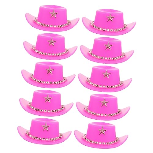 CIYODO 10 Stück Cowboy Hüte für Puppen Austauschbare Niedliche Accessoires mit Strasssteinen für DIY Projekte Geburtstagsgeschenke und Dekoration für Puppenhäuser CIYODO 10 Stück Cowboy Hüte für Puppen Austauschbare Niedliche Accessoires mit Strasssteinen für DIY Projekte Geburtstagsgeschenke und Dekoration für Puppenhäuser von CIYODO