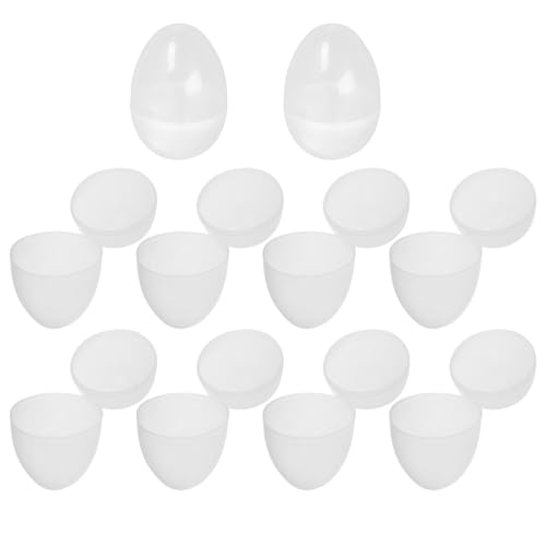 CIYODO 10 Stücke Ostereier Ornamente Befüllbare Eier Für Dekorationen Offene Ostereier Spielzeug Bälle Ostern Party Gefälligkeiten von CIYODO
