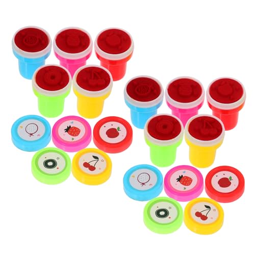 CIYODO 10 Stück Frucht Stempel für Motivationsstempel für Klassenzimmer Vielseitige DIY Stempel mit Fröhlichen Obstmustern für Partys und Belohnungen CIYODO 10 Stück Frucht Stempel für Motivationsstempel für Klassenzimmer Vielseitige DIY Stempel mit Fröhlichen Obstmustern für Partys und Belohnungen von CIYODO
