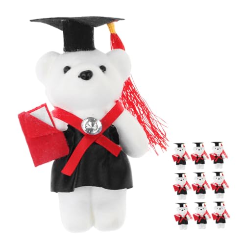 CIYODO 10 Stück Graduierte Arztbärpuppe Abschlusssaison Bouquet Absolventen Bouquet Krankenschwester Abschlussbär Abschlusstiergeschenk Bärenbouquet Für Abschluss Grad Bouquet von CIYODO