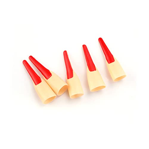 CIYODO 10 Stück Halloween Finger Stall Halloween Dekorationen Cosplay Requisiten Punk Zubehör Cosplay Kostüm Krallen Finger Zubehör Kostüm Zufällige Farbe von CIYODO