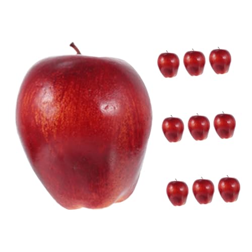 CIYODO 10 Stück Künstliche Rote Äpfel Realistische Fake Fruit Deko für Küche und Fotografie Simulierte Äpfel für Heimdekoration und Sommer Accessoires CIYODO 10 Stück Künstliche Rote Äpfel Realistische Fake Fruit Deko für Küche und Fotografie Simulierte Äpfel für Heimdekoration und Sommer Accessoires von CIYODO