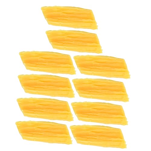 CIYODO 10 Stück Künstlicher Bohnengallerte-Stick als Requisite küchendekoration vielzweckleiter gelbe gefälscht Simulation Bohnengallerte-Stäbchen-Restaurant-Requisite PVC-Fake-Tofu-Stick CIYODO 10 Stück Künstlicher Bohnengallerte-Stick als Requisite küchendekoration vielzweckleiter gelbe gefälscht Simulation Bohnengallerte-Stäbchen-Restaurant-Requisite PVC-Fake-Tofu-Stick von CIYODO