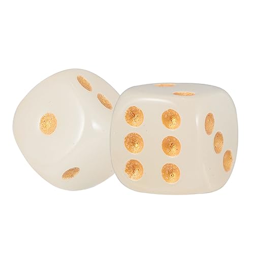 CIYODO 10 Stück Leuchtende Würfel mit Rundungen Goldpunkte für Ktv Bar und Partys für Brettspiele und Unterhaltungsaktivitäten CIYODO 10 Stück Leuchtende Würfel mit Rundungen Goldpunkte für Ktv Bar und Partys für Brettspiele und Unterhaltungsaktivitäten von CIYODO