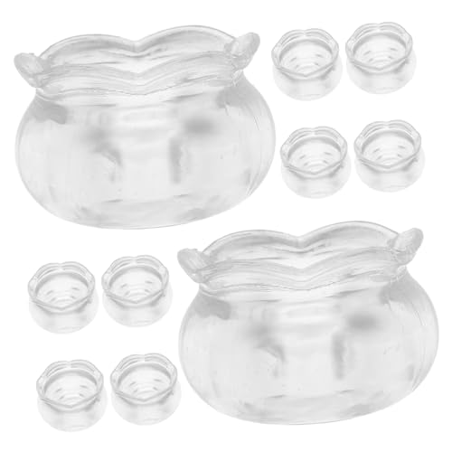 CIYODO Mini-schüsseln – 10 Stück Mini-Aquarium- Spielzeug Wasserminiaturen Für Puppenhaus Schreibtisch-Ornamente von CIYODO