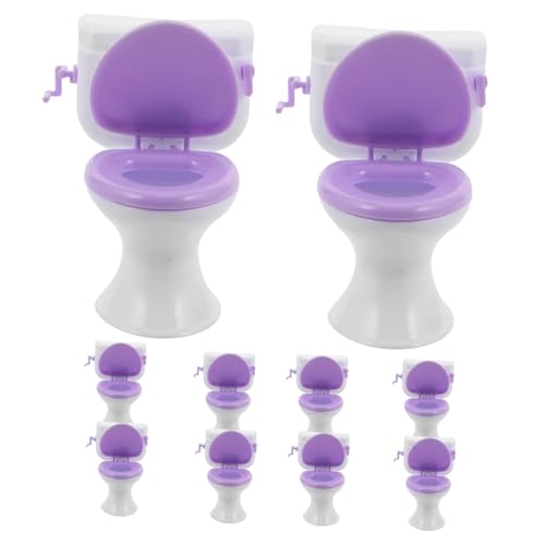 CIYODO 10 Stück Puppenhaus Mini Toiletten Miniatur Toilettenspielzeug Miniatur Toilettenmöbel Toilette Für Puppenhaus Mini Toilette Für Toilettenmöbel CIYODO 10 Stück Puppenhaus Mini Toiletten Miniatur Toilettenspielzeug Miniatur Toilettenmöbel Toilette Für Puppenhaus Mini Toilette Für Toilettenmöbel von CIYODO