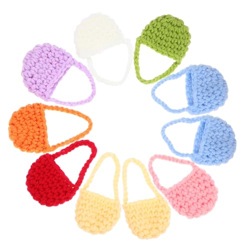 CIYODO 10 Stück Puppenhaus-wolltasche Strickende Umhängetasche Miniatur Strickende Umhängetasche Für Puppe Winzige Dekoration Kleine Häkeltasche Puppenhaus-stricktasche Garn CIYODO 10 Stück Puppenhaus-wolltasche Strickende Umhängetasche Miniatur Strickende Umhängetasche Für Puppe Winzige Dekoration Kleine Häkeltasche Puppenhaus-stricktasche Garn von CIYODO