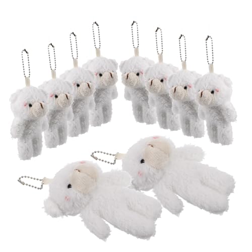 CIYODO 10 Stück Schlüsselanhänger Weiche Plüschtiere für Taschen Shower und Geburtstagsfeiern Niedliche Miniatur Bären für und Bastelprojekte CIYODO 10 Stück Schlüsselanhänger Weiche Plüschtiere für Taschen Shower und Geburtstagsfeiern Niedliche Miniatur Bären für und Bastelprojekte von CIYODO