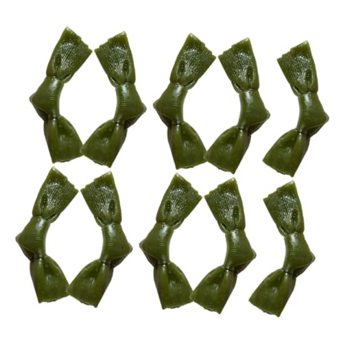 CIYODO 10 Stück Simulierter Kelp -Knoten Kleinkind Party Künstlich Vorgeben Simuliertes Mini-Essen Miniatur -lebensmittelmodelle Faux-Food-Modell Mini-essensdekoration Grün PVC CIYODO 10 Stück Simulierter Kelp -Knoten Kleinkind Party Künstlich Vorgeben Simuliertes Mini-Essen Miniatur -lebensmittelmodelle Faux-Food-Modell Mini-essensdekoration Grün PVC von CIYODO