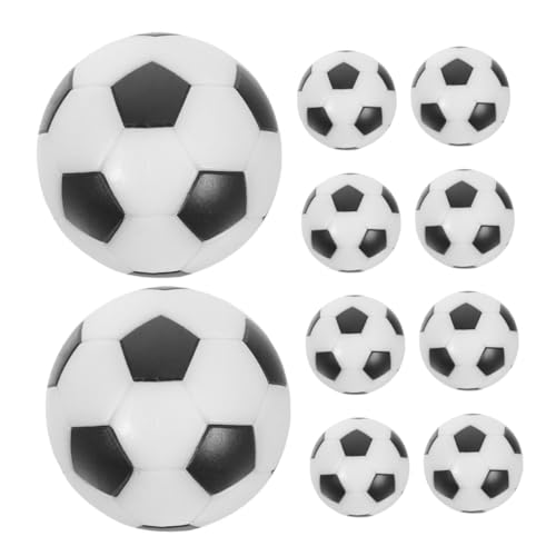 CIYODO 10 Stück Teiliges Foosball Tischfußball Bälle Langlebige Kunststoff Ersatzbälle Kompatibel für Tischkicker für Familien Schule und Partys von CIYODO
