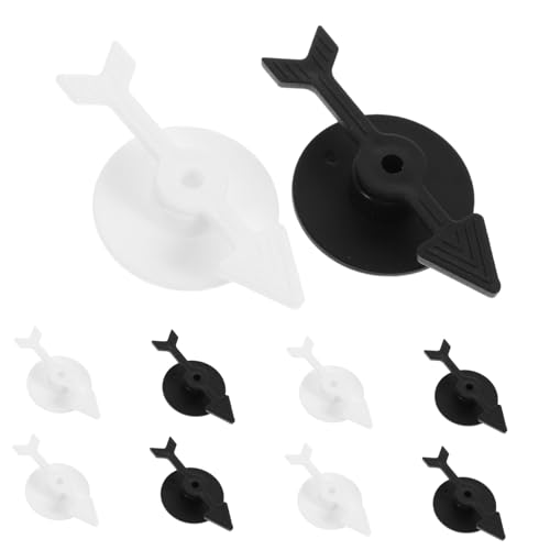 CIYODO 10 Stück Teiliges Kunststoff Spielbrettspiele Transparente DIY Drehmarker Multipler Einsatz für Klassenzimmer Partyspiele Schulprojekte Schwarz und Weiß Spielerisch und Vielseitig CIYODO 10 Stück Teiliges Kunststoff Spielbrettspiele Transparente DIY Drehmarker Multipler Einsatz für Klassenzimmer Partyspiele Schulprojekte Schwarz und Weiß Spielerisch und Vielseitig von CIYODO