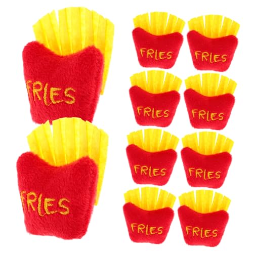 CIYODO 10 Stück Teiliges Lustige French Fries Plüschspielzeuge Weiche Lebensmittel Deko für Hüte Taschen Schuhe DIY Accessoires für Kreativität Fantasie CIYODO 10 Stück Teiliges Lustige French Fries Plüschspielzeuge Weiche Lebensmittel Deko für Hüte Taschen Schuhe DIY Accessoires für Kreativität Fantasie von CIYODO