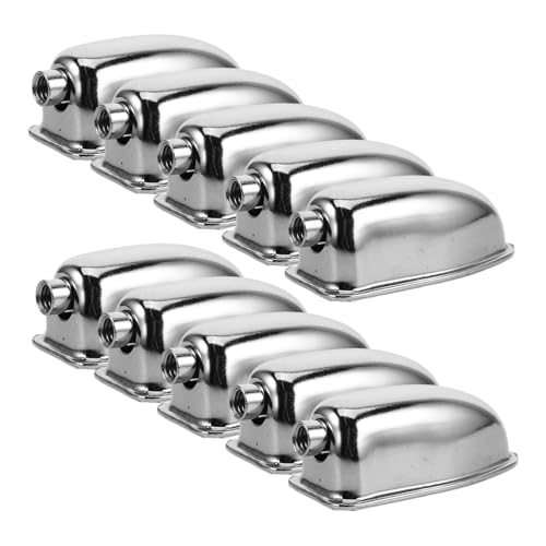 CIYODO 10 Stück Teiliges Metall Snare Drum Lug Claw Hook Ohr für Bassdrums und Percussion Zubehör Kompatibel mit Verschiedenen Marken Langlebig und Stabil Silberfarben CIYODO 10 Stück Teiliges Metall Snare Drum Lug Claw Hook Ohr für Bassdrums und Percussion Zubehör Kompatibel mit Verschiedenen Marken Langlebig und Stabil Silberfarben von CIYODO
