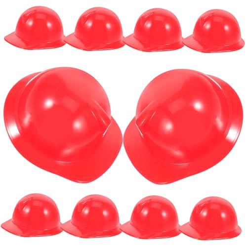 CIYODO 10 Stück Teiliges Mini Bauhelm aus Kunststoff Dekorativer Puppenzubehör Mini Sicherheitshelm Vielseitig Einsetzbar für Puppenhaus Outdoor Deko und Spielwelten Kompakt und CIYODO 10 Stück Teiliges Mini Bauhelm aus Kunststoff Dekorativer Puppenzubehör Mini Sicherheitshelm Vielseitig Einsetzbar für Puppenhaus Outdoor Deko und Spielwelten Kompakt und von CIYODO