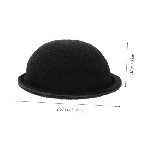 CIYODO 10 Stück Teiliges Mini Bowler Hüte Schwarz für DIY Puppen Haaraccessoires und Schneemann Dekoration Kompakte Miniatur Hüte zum Basteln und Kreativen Gestalten CIYODO 10 Stück Teiliges Mini Bowler Hüte Schwarz für DIY Puppen Haaraccessoires und Schneemann Dekoration Kompakte Miniatur Hüte zum Basteln und Kreativen Gestalten von CIYODO