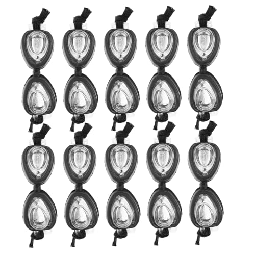 CIYODO 10 Stück Teiliges Mini Schwimmbrillen für Puppen Realistische Miniatur Schwimmbrille Detailreiche Puppen Accessoires für Puppenhaus Kreatives Rollenspiel CIYODO 10 Stück Teiliges Mini Schwimmbrillen für Puppen Realistische Miniatur Schwimmbrille Detailreiche Puppen Accessoires für Puppenhaus Kreatives Rollenspiel von CIYODO