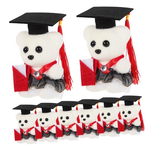 CIYODO 10 Stück Teiliges Plüschbär Abschlussbär Kuscheltier Flauschig Cartoon Bär Deko für Absolventen Personalisiertes Stofftier zur von Abschlussfeiern CIYODO 10 Stück Teiliges Plüschbär Abschlussbär Kuscheltier Flauschig Cartoon Bär Deko für Absolventen Personalisiertes Stofftier zur von Abschlussfeiern von CIYODO
