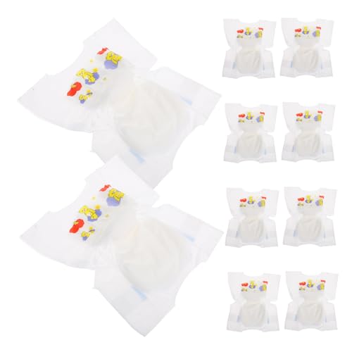 CIYODO 10 Stück Teiliges Puppenwindeln Realistische Wiederverwendbare Mini Windeln für Puppen Leichte Simulation für Fantasievolles Rollenspiel und Pädagogisches Lernen bei Kindern von CIYODO