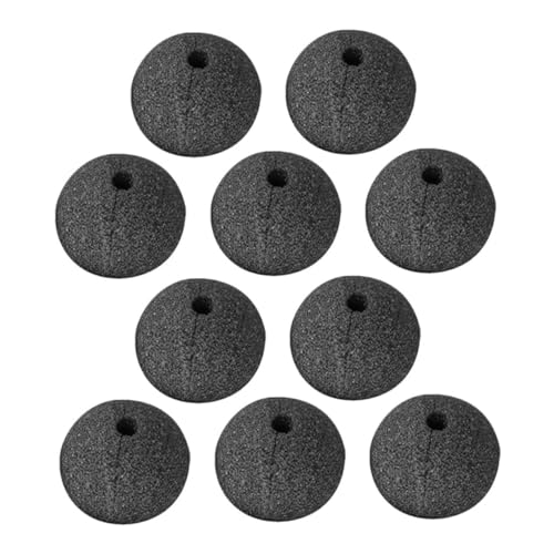 CIYODO 10 Stück Teiliges Schwarze Schwamm Clownnasen für Kostüm Cosplay Bühnenauftritte Komfortabel Auffällig Vielseitiges Clown Kostüm Zubehör CIYODO 10 Stück Teiliges Schwarze Schwamm Clownnasen für Kostüm Cosplay Bühnenauftritte Komfortabel Auffällig Vielseitiges Clown Kostüm Zubehör von CIYODO