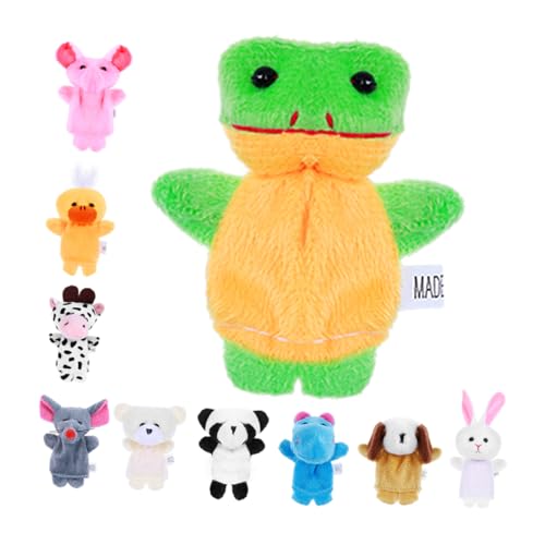 CIYODO 10 Stück Teiliges Tierische Fingerpuppen aus Plüsch Wiederverwendbar und Robust Geeignet für Junge Mädchen für Geschichten Erzählen Partyspiele und Eltern Junge Mädchen CIYODO 10 Stück Teiliges Tierische Fingerpuppen aus Plüsch Wiederverwendbar und Robust Geeignet für Junge Mädchen für Geschichten Erzählen Partyspiele und Eltern Junge Mädchen von CIYODO