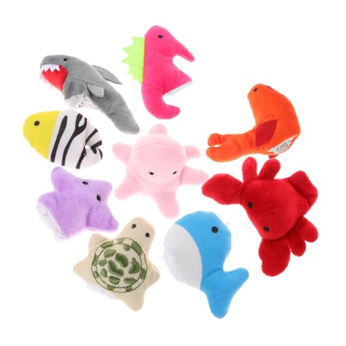 CIYODO 10 Stück Teiliges aus Handpuppen Lustige Cartoon Tiere für Interaktives Geschichtenerzählen für Eltern Fördert Kommunikation und Kreative CIYODO 10 Stück Teiliges aus Handpuppen Lustige Cartoon Tiere für Interaktives Geschichtenerzählen für Eltern Fördert Kommunikation und Kreative von CIYODO