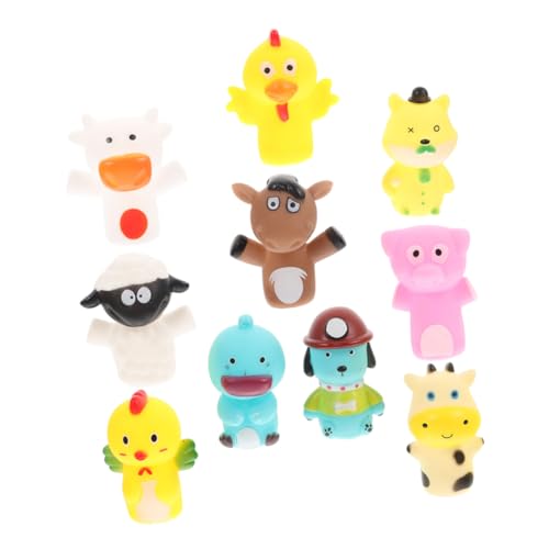 CIYODO Interaktives Puppenspielzeug Für Kinder 10 Stück Tier-fingerpuppen Lernspielzeug von CIYODO